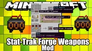 Stat-Trak Forge Weapons Mod for Minecraft 1.10.2