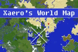Xaero’s World Map Mod for Minecraft 1.17.1/1.16.5/1.15.2/1.14.4