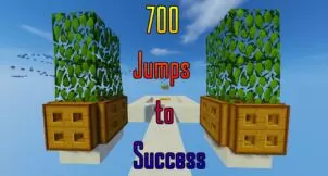 700 Jumps to Success Map 1.10.2 (Impossible Parkour Challenge)