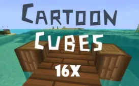 Cartoon Cubes Resource Pack for Minecraft 1.11.2