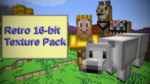 Retro 16-Bit Resource Pack for Minecraft 1.11