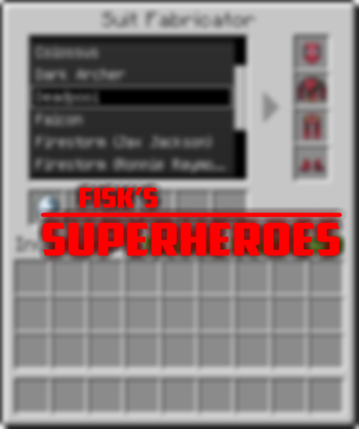 Fisk’s Superheroes Mod For Minecraft 1 7 10