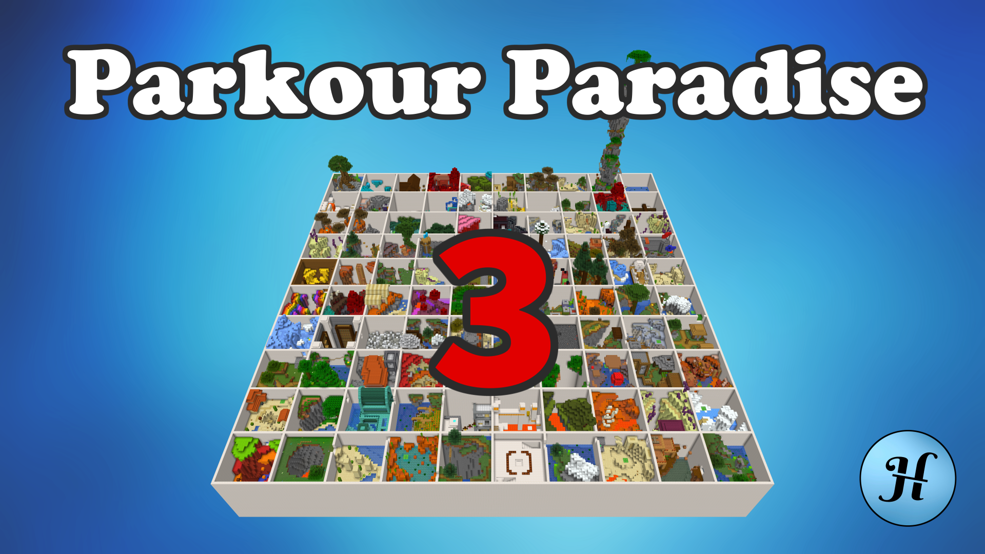 Parkour Paradise 3 Map 1.19.4 (100 Levels to Beat)