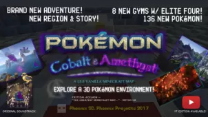 Pokémon Cobalt and Amethyst Map 1.8.9 (The YouTuber’s Edition)