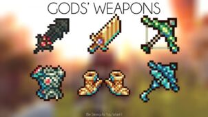 Gods’ Weapons Mod for Minecraft 1.10.2