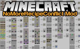 NoMoreRecipeConflict Mod for Minecraft 1.11.2/1.10.2