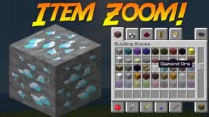 ItemZoom Mod for Minecraft 1.11.2/1.10.2