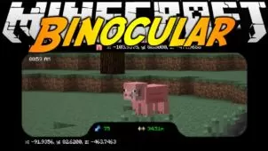 Binocular Mod for Minecraft 1.12/1.11.2
