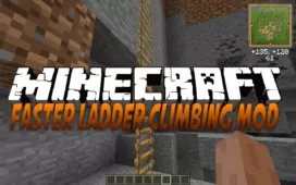 Faster Ladder Climbing Mod for Minecraft 1.12.2/1.11.2