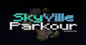 Skyville Parkour Map 1.12.2 (Jumping from Floating)