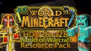 World of Minecraft Resource Pack for Minecraft 1.12.1
