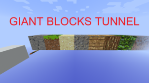 Giant Blocks Tunnel Map 1.12.2 (Block Jumper)