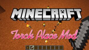 Torch Place Mod for Minecraft 1.12.2/1.11.2