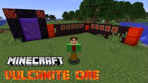 Vulcanite Ore Mod for Minecraft 1.12.2/1.11.2