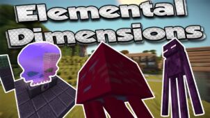 Elemental Dimensions Mod for Minecraft 1.12.2/1.11.2