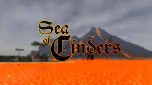 Sea of Cinders Map 1.12.2 (Survival in the Volcano)