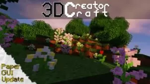3D CreatorCraft Resource Pack for Minecraft 1.13.1/1.12.2