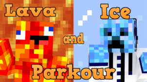 Lava and Ice Parkour Map 1.12.2 (Conquer the Elements and Claim Your Prize)