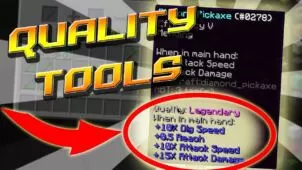Quality Tools Mod for Minecraft 1.12.2/1.11.2