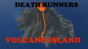 Death Runners: Volcano Island Map 1.12.2 (Volcanic Escape Run)