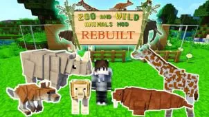 Zoo and Wild Animals Rebuilt Mod for Minecraft 1.12.2/1.12/1.8.9
