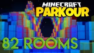 82 Rooms Parkour Map 1.12.2 (Adventures of a Young Mapper)