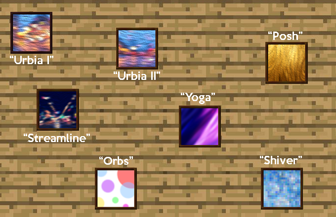 minecraft default paintings