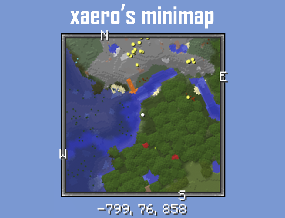 Xaero's Minimap Mod for Minecraft