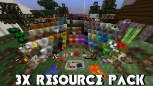 3x Resource Pack for Minecraft 1.13.1