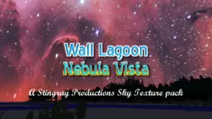 Wall Lagoon Nebula Vista Resource Pack for Minecraft 1.13