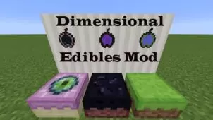 Dimensional Edibles Mod for Minecraft 1.12.2