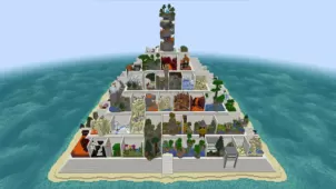 Parkour Pyramid Map 1.19.4 (Pyramid Ascend)