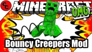Bouncy Creepers Mod for Minecraft 1.12.2