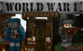 World War l Resource Pack for Minecraft 1.13.2