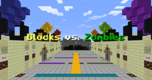 Blocks vs Zombies: Fanmade Map 1.13.2 (Zombie Siege: Cooperative Defense)