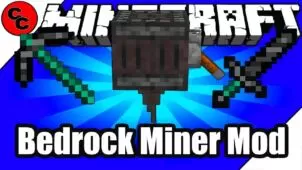 Bedrock Miner Mod for Minecraft 1.18.2/1.12.2