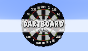 Dartboard Map 1.13.2 (Dartboard Recreation in Minecraft)