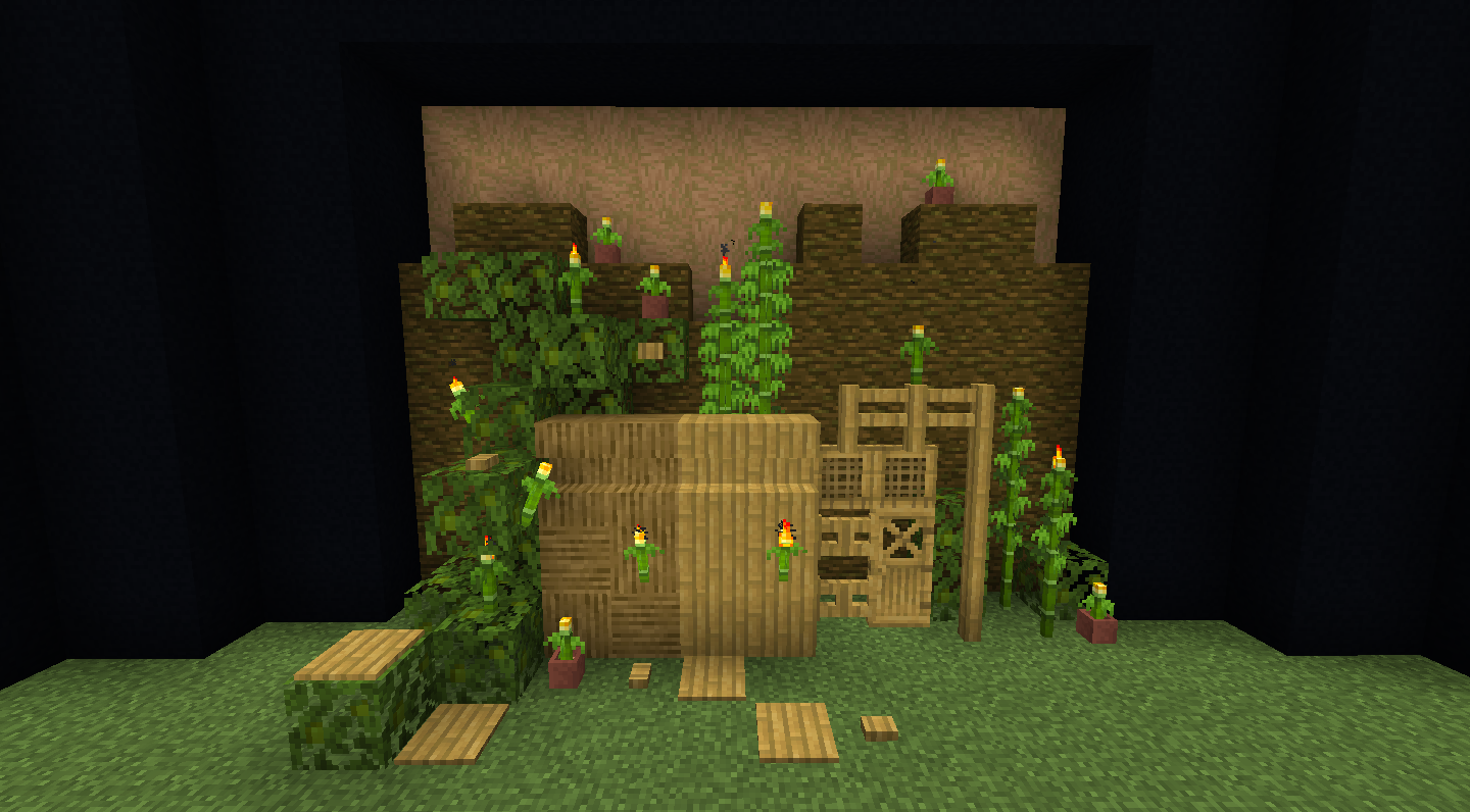 Bamboo Blocks Mod for Minecraft 1.16.5/1.15.2/1.14.4