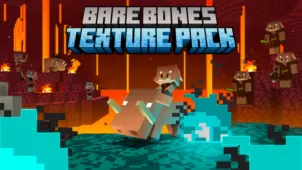 Bare Bones Resource Pack for Minecraft 1.18.1/1.17.1/1.16.5
