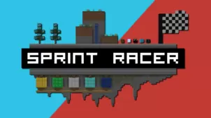 Sprint Racer Map 1.20.1 → 1.19.4 (Combat Racing Minigame)
