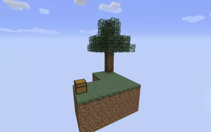 SkyBlock Map 1.20.2 → 1.19.4 (Classic Floating Island Survival)